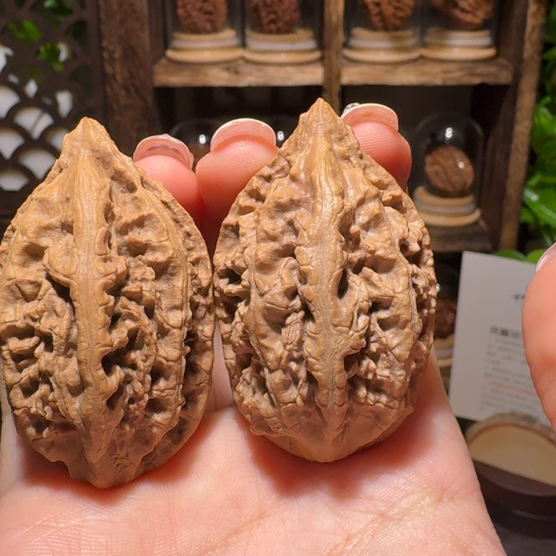 文玩核桃把件豆粒枪