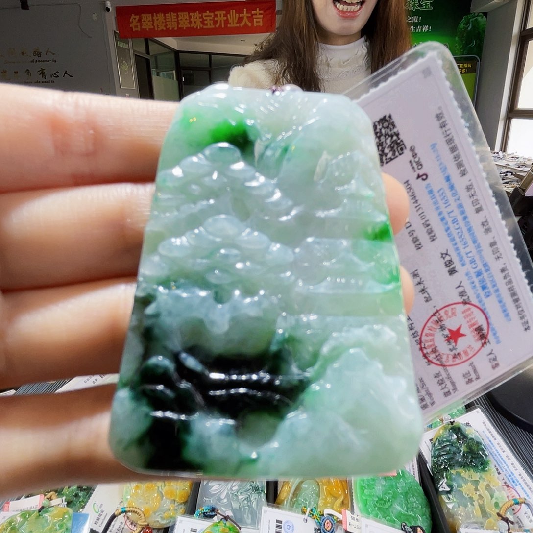 颈饰未镶嵌翡翠翡翠