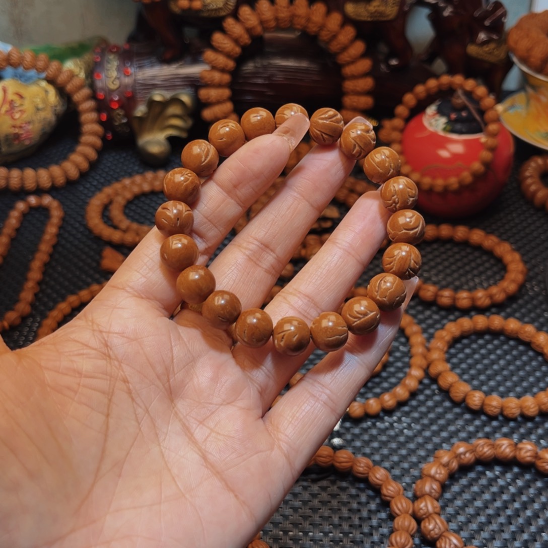 手串桃核12精品光珠