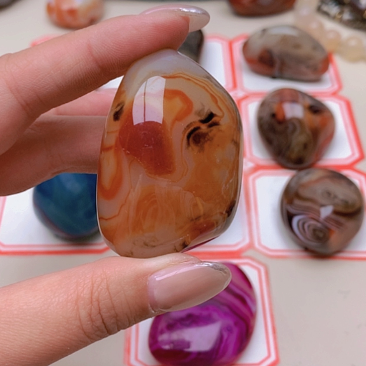 【闪购商品】未镶嵌玛瑙/玉髓珠宝半成品绿*阳