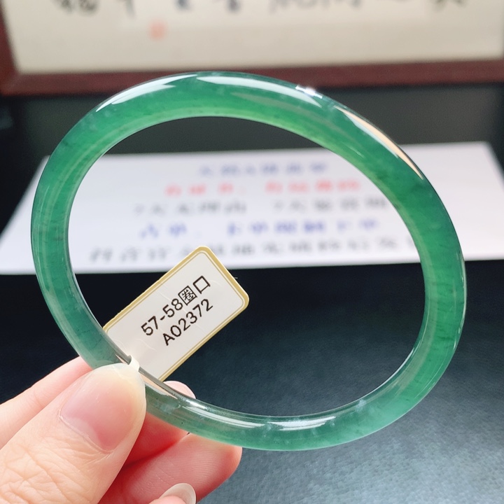 翡翠未镶嵌手镯翡翠手镯61