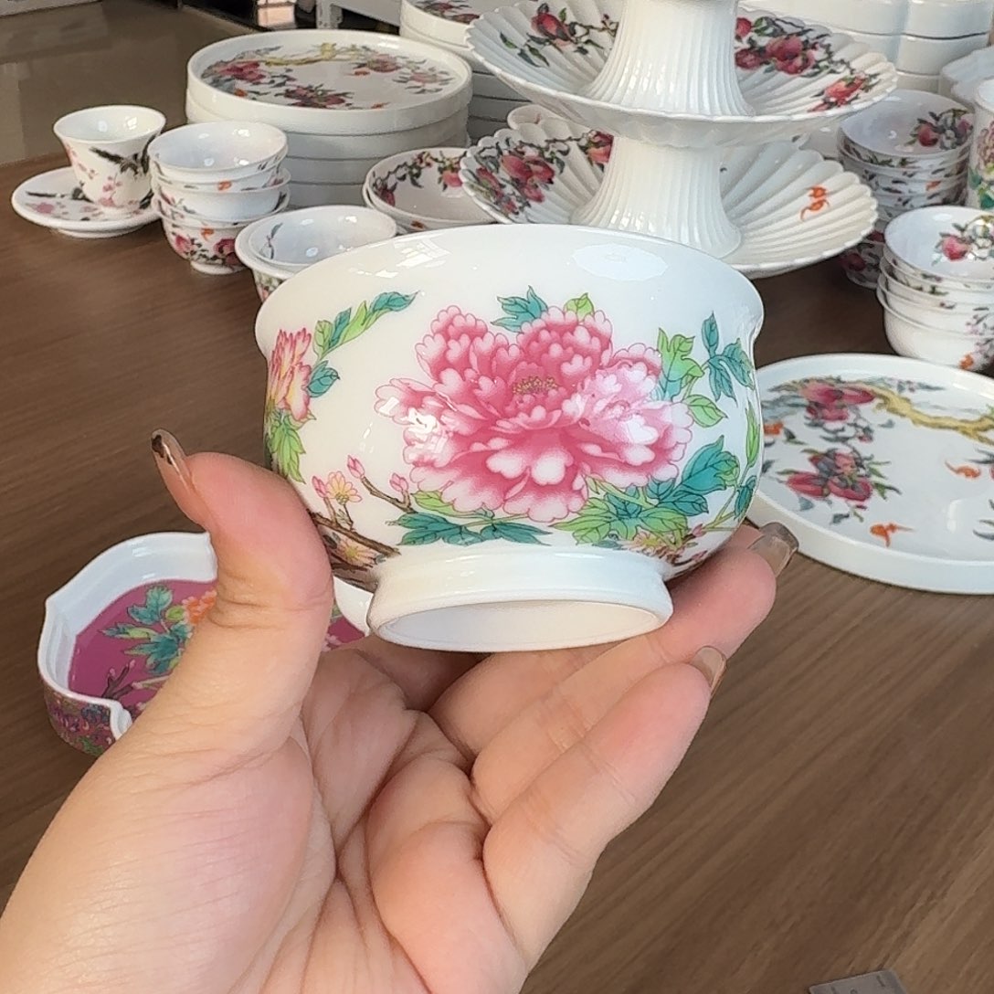 珐琅彩主人杯茶具系列