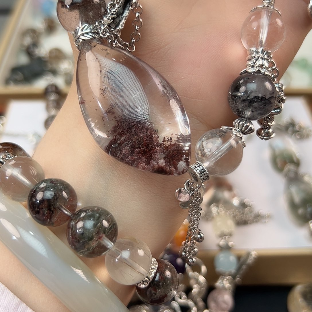 水晶手链合金舟*手串