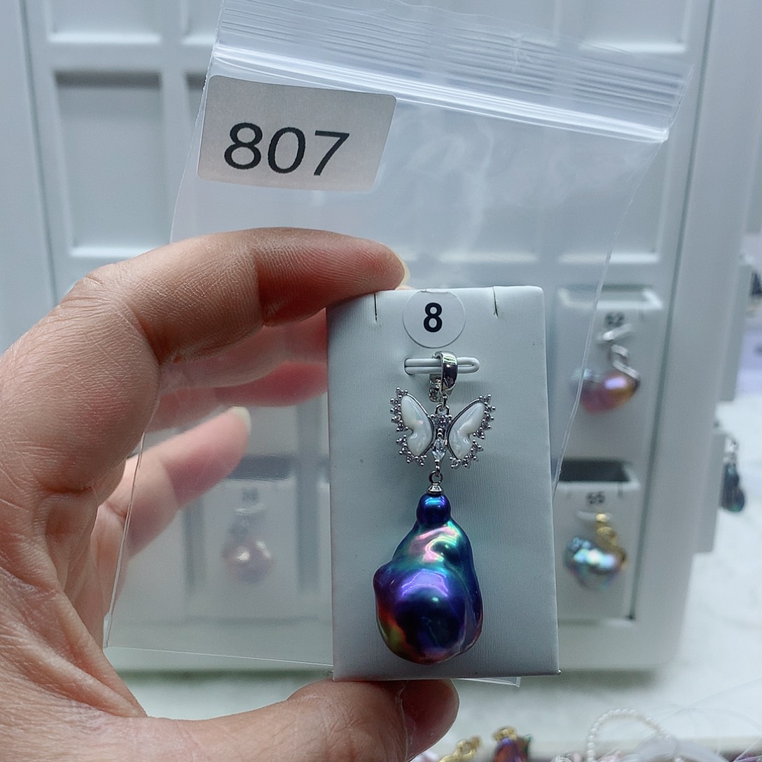 淡水珍珠吊坠(不含链)合金