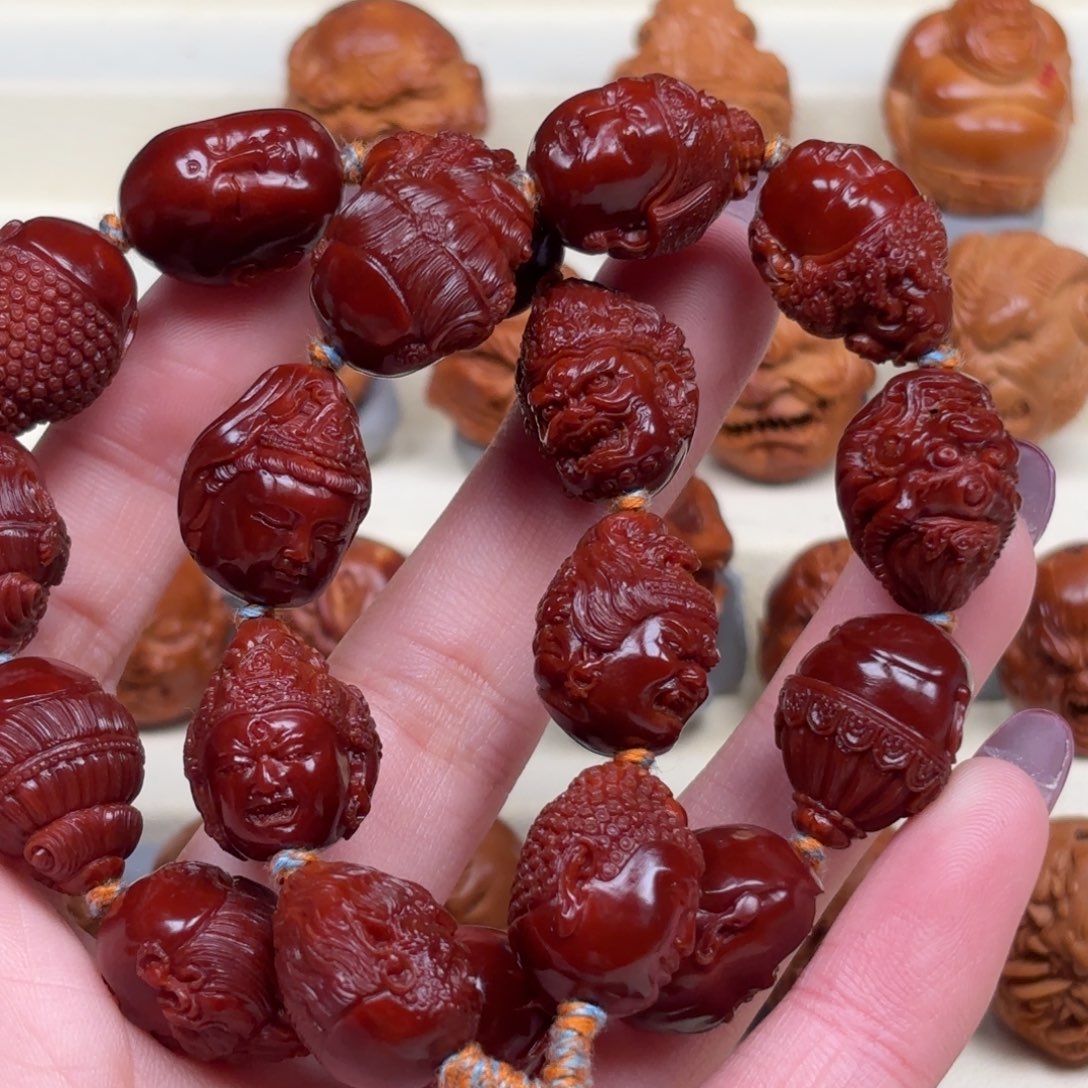 须***，橄榄核手串/手链万佛