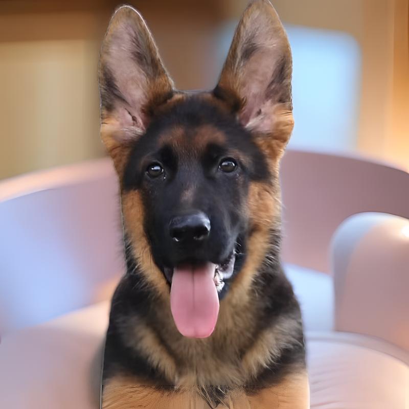 健康可爱德国牧羊犬狗狗活体家庭伴侣犬