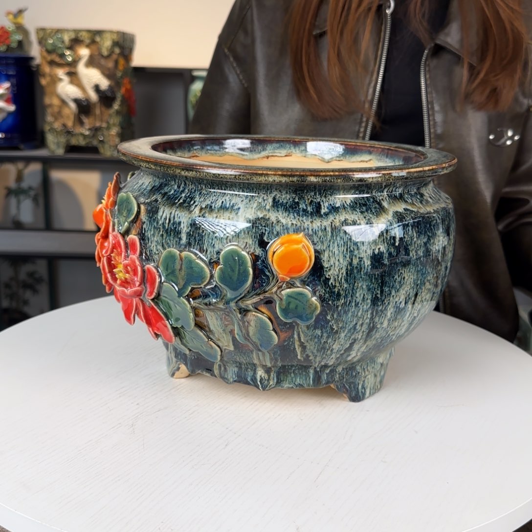 陶一风堂石湾盆。