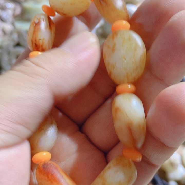 银S925镶嵌和田玉（糖玉）挂件