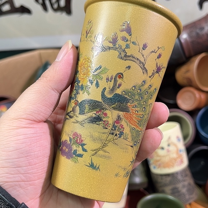 茶杯紫砂全手工紫砂主人杯