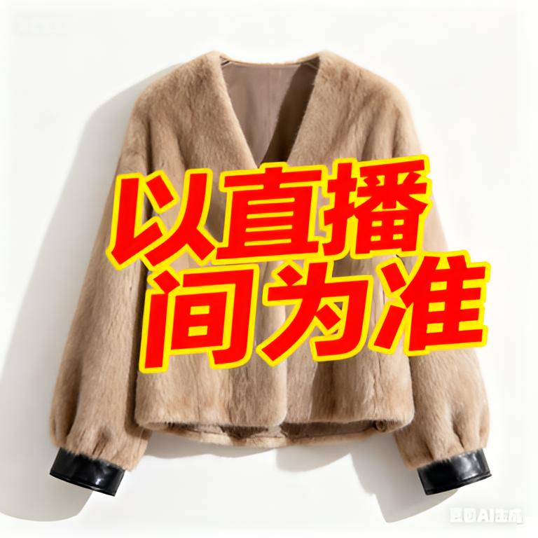 网红洋气女款皮草毛毛外套