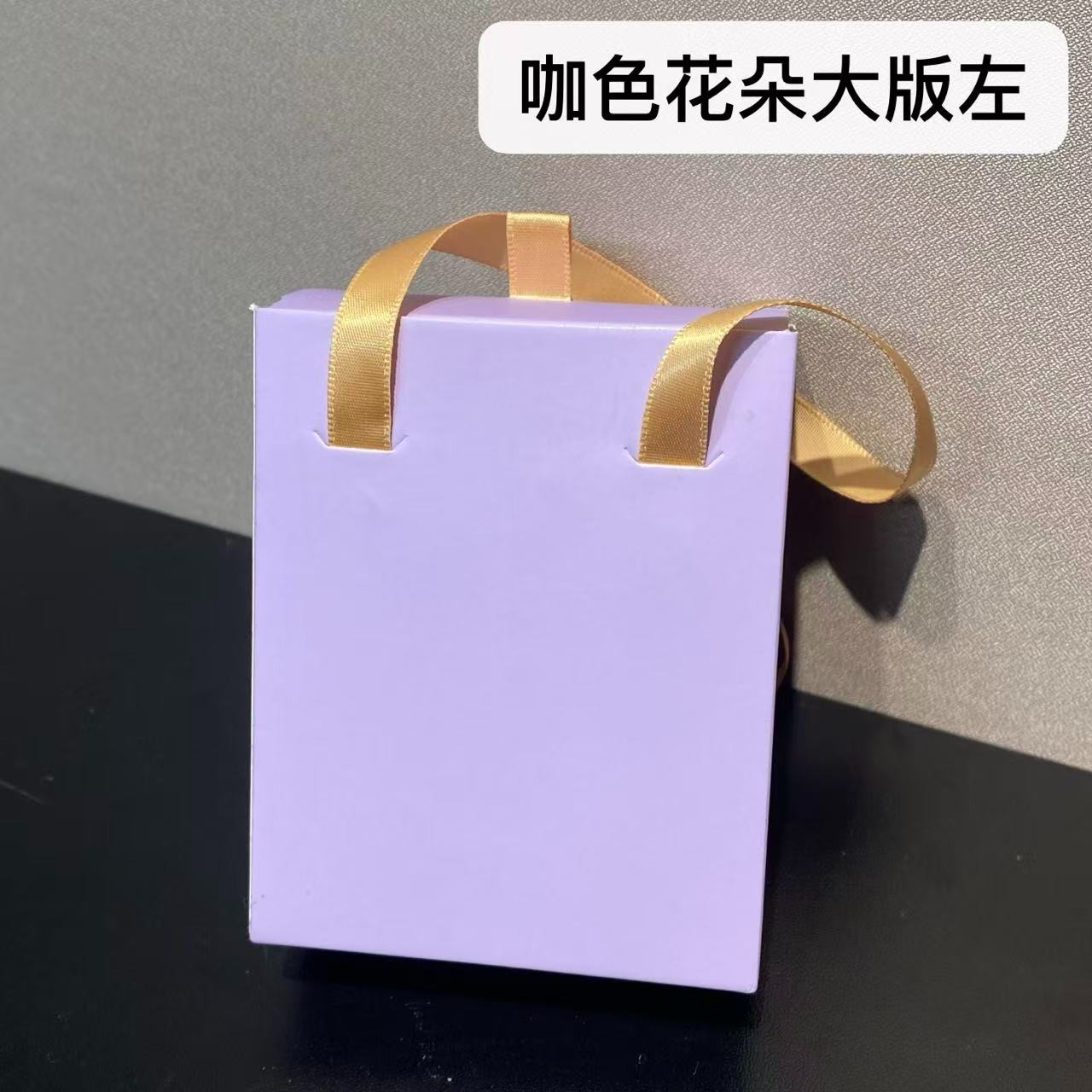 个性百搭咖色左大版发夹6915