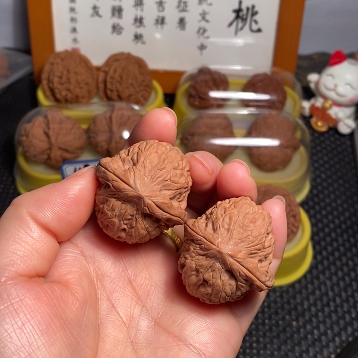 把件文玩核桃35野生