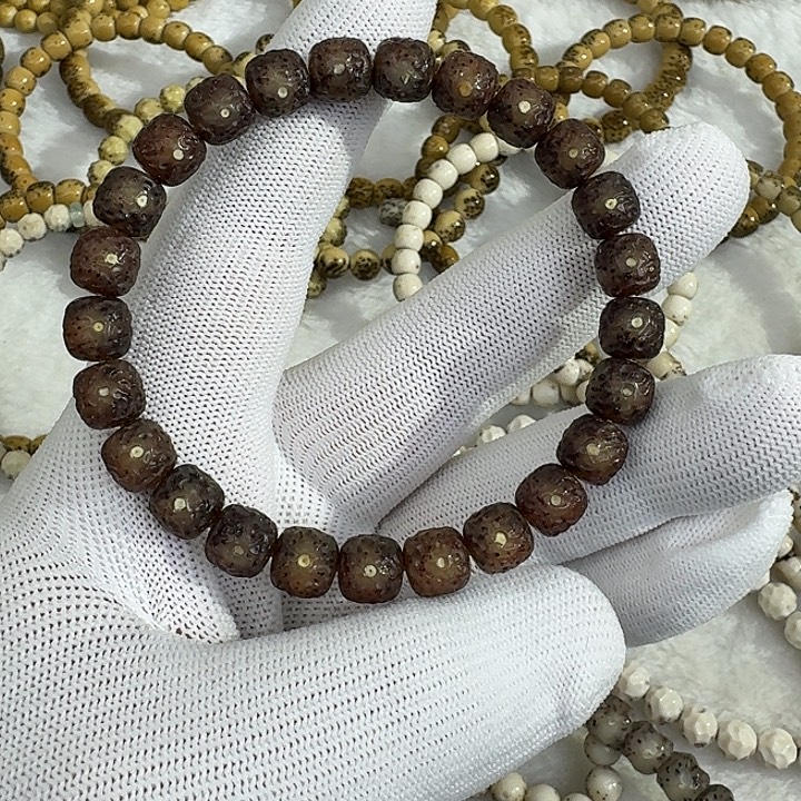 星月菩提吊坠粉冰无相单圈