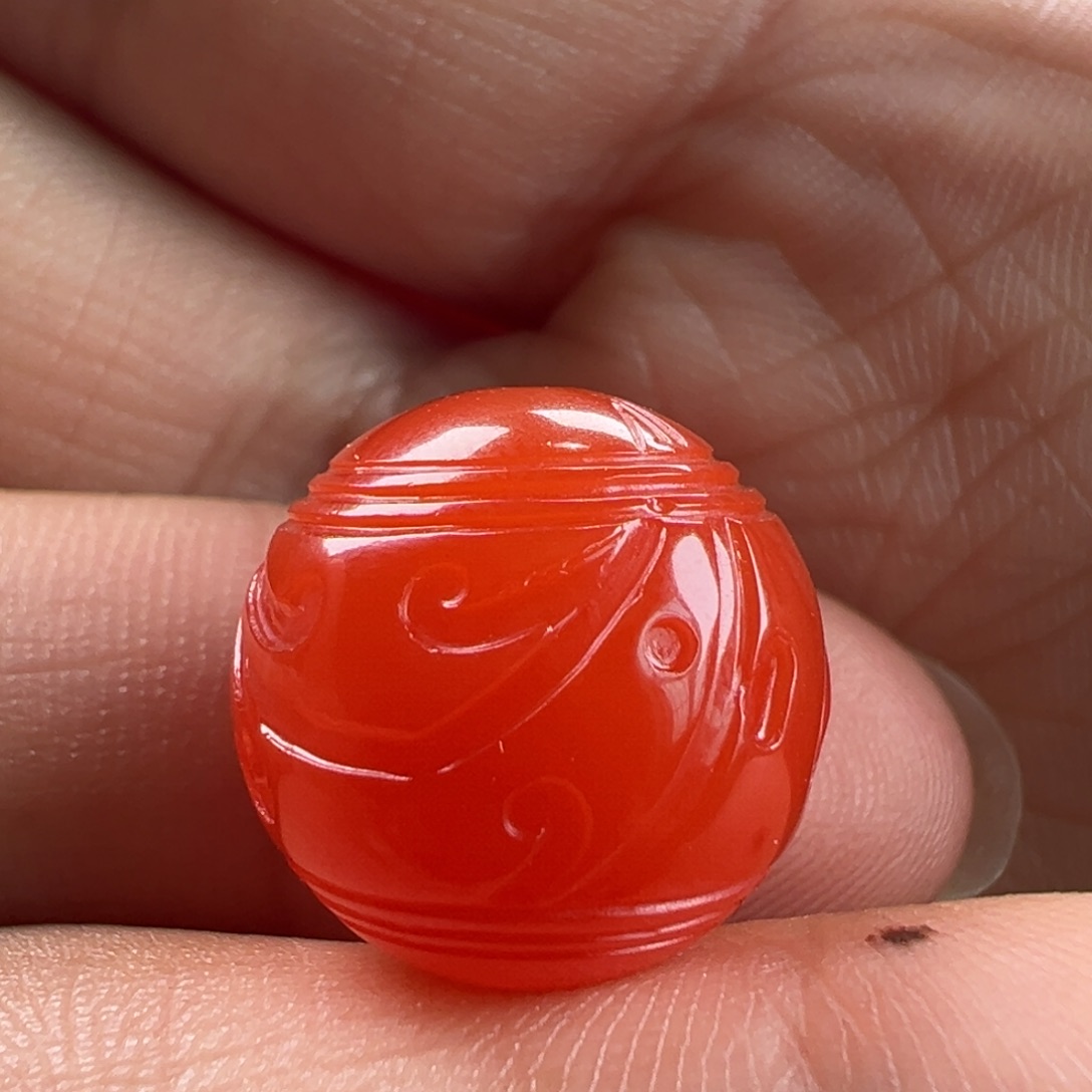 南红玛瑙博古纹15.1未镶嵌