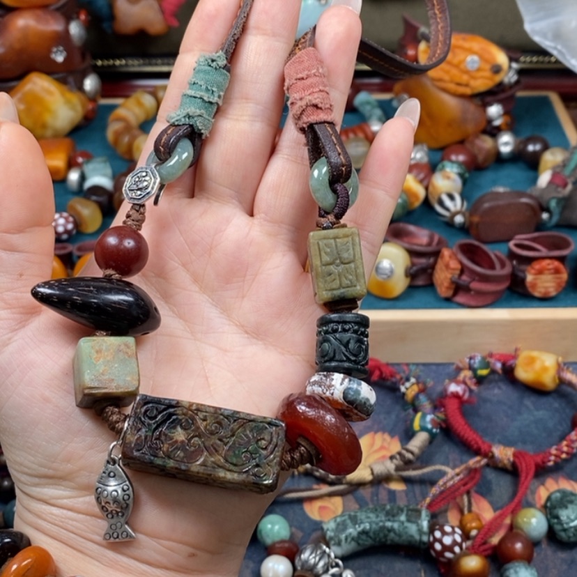 【闪购商品】翡翠颈饰未镶嵌项链