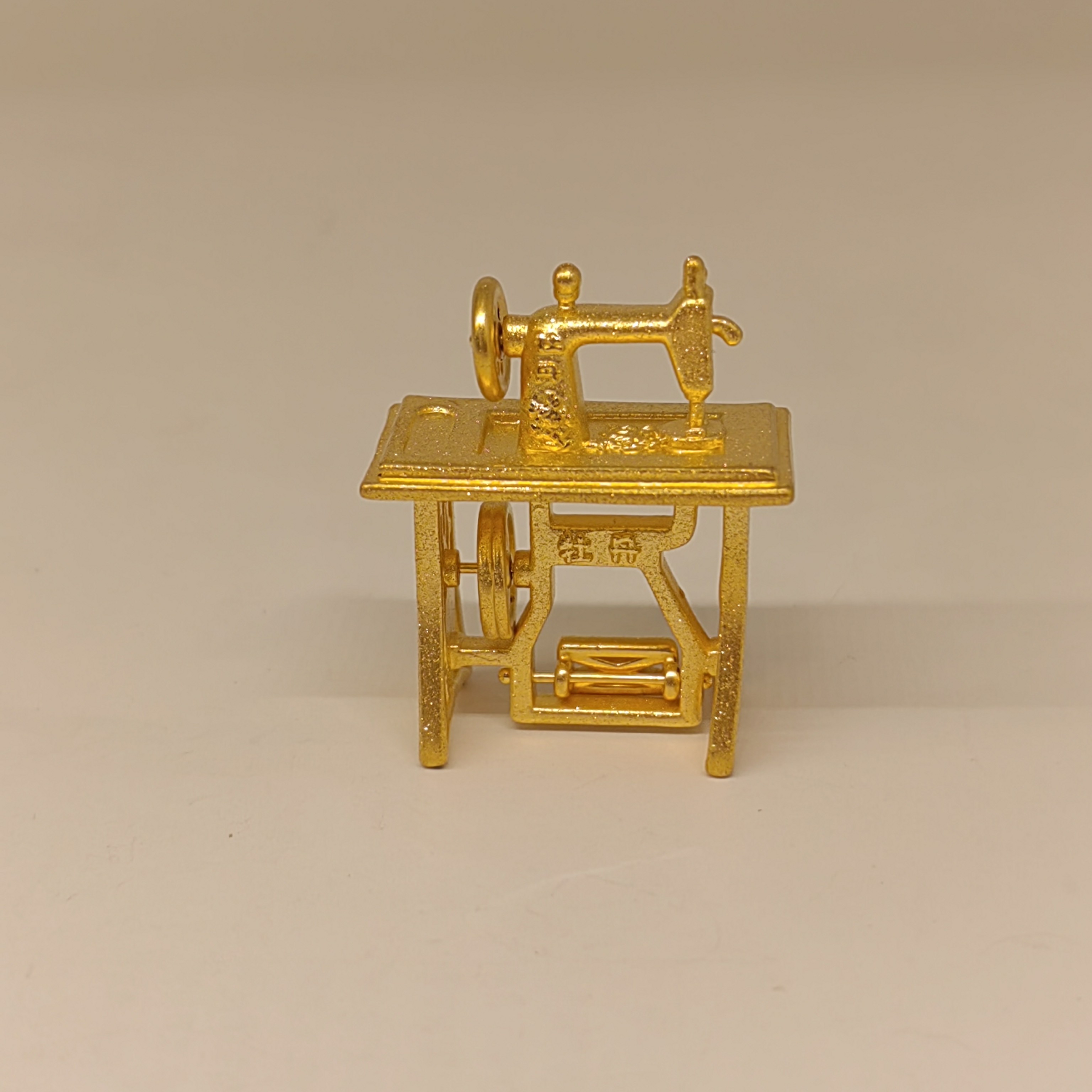 （壹凡黄金）投资金足金999黄金缝纫机足金摆件收藏
