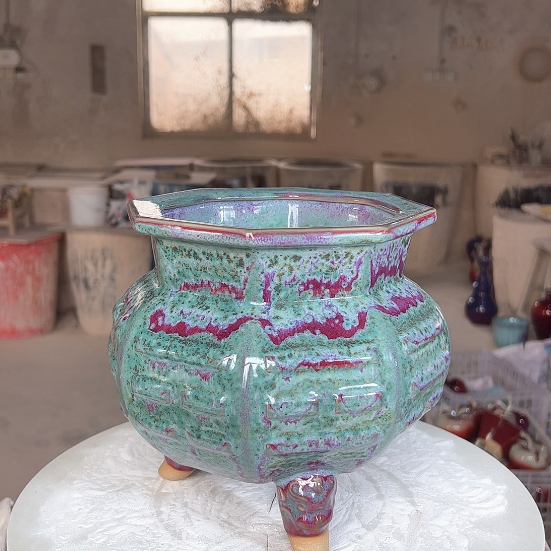 摆件郑家钧窑摆件