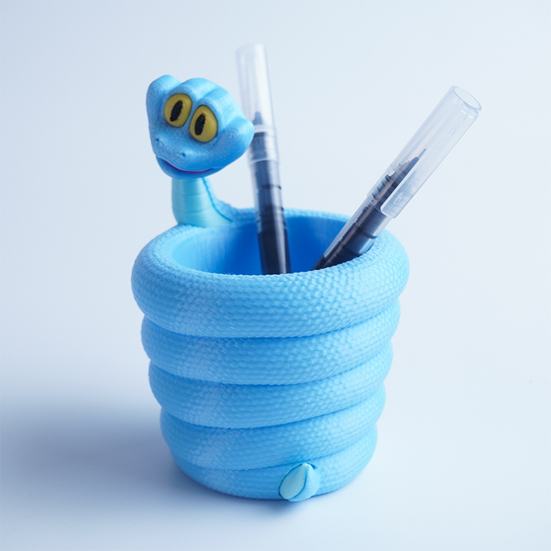 疯狂动物城2盖瑞蛇爆米花桶3d打印零食桌面收纳桶笔筒周边装饰品