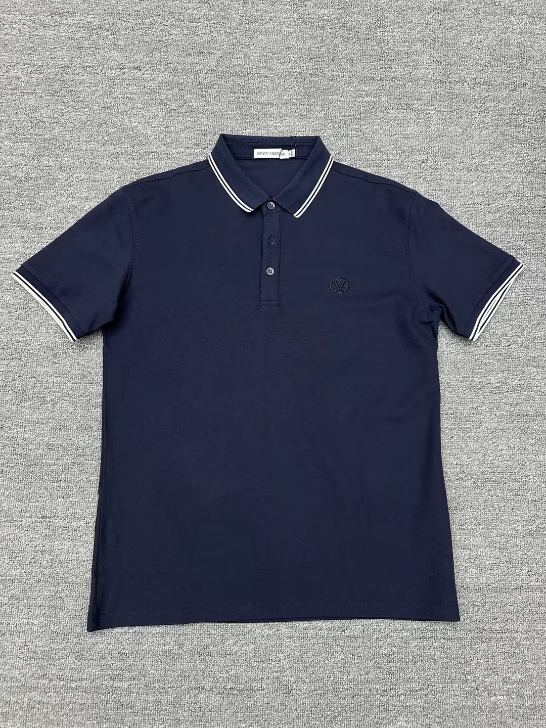 C500-C599纽扣男短袖Polo衫夏季POLO衫纯色翻领商务t恤