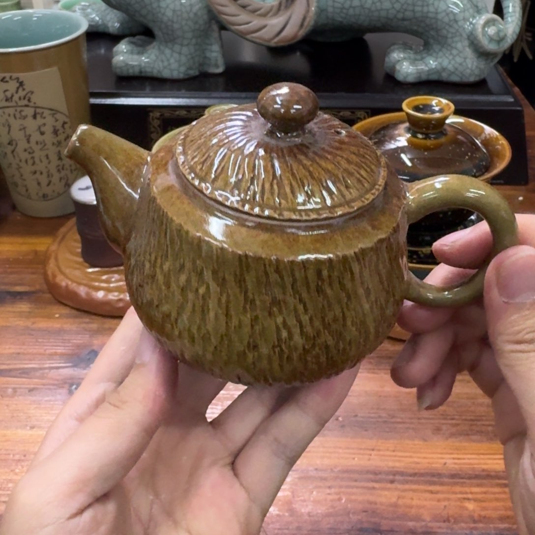 龙泉青瓷茶具微瑕7867