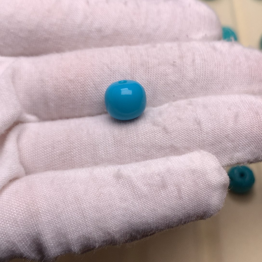 青***"绿松石未镶嵌绿松石老型10