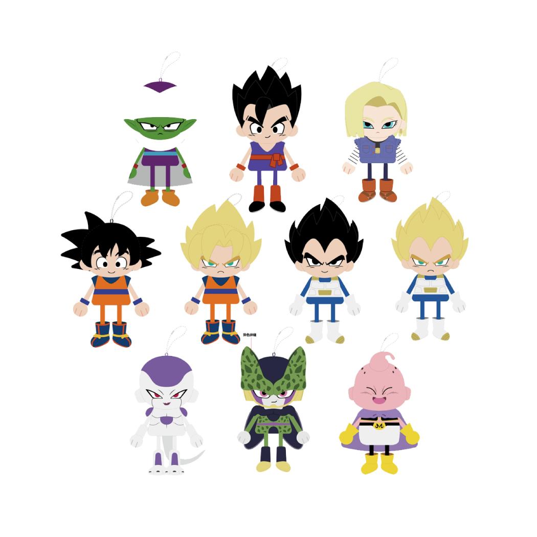 【名创优品X龙珠联名】DRAGON BALLZ| 名创优品-毛绒指偶挂件（单抽）