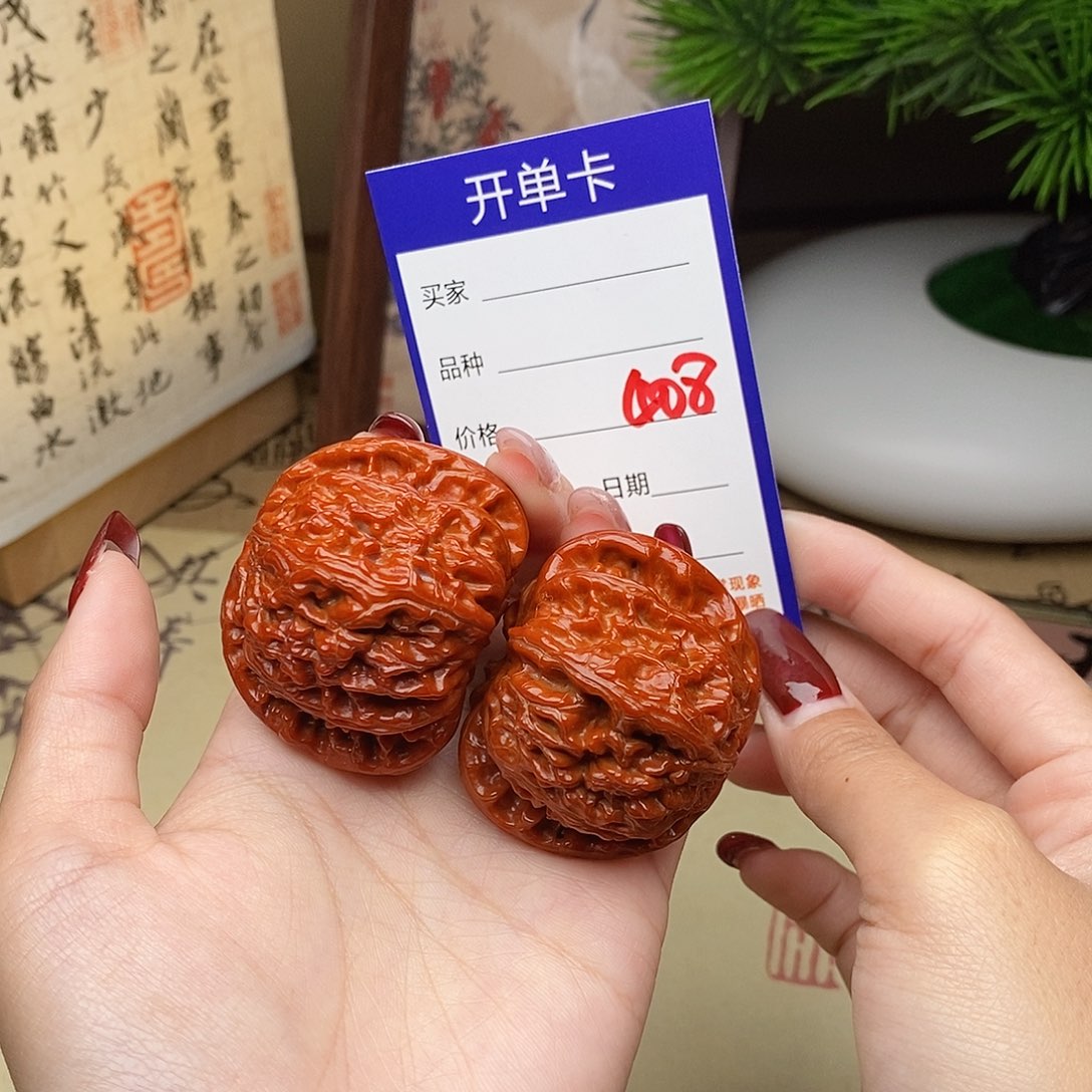 把件文玩核桃46白狮子408