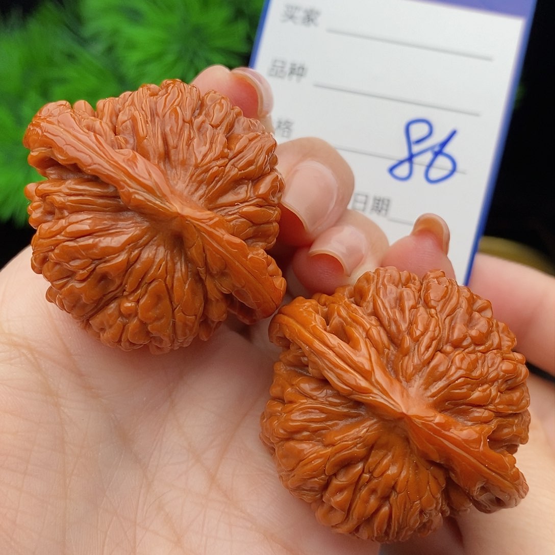 文玩核桃把件43四座楼86