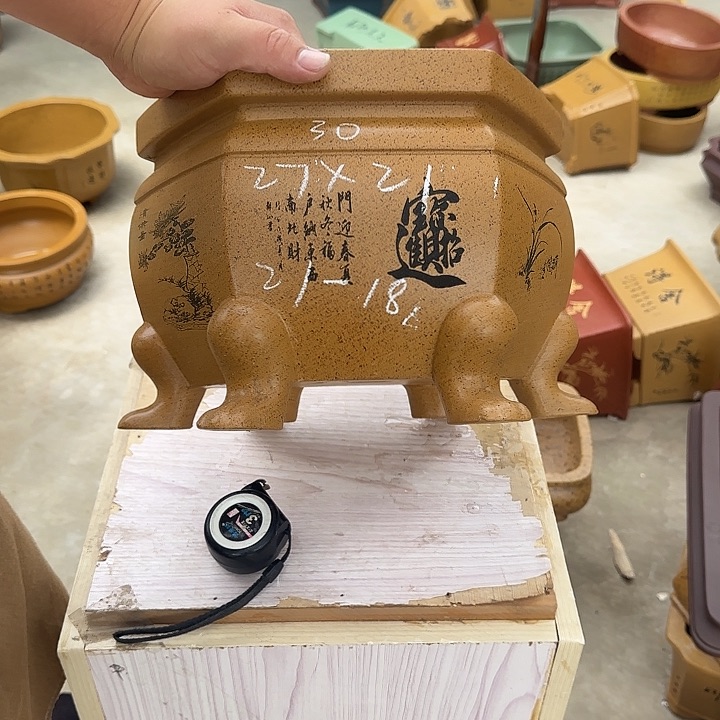 紫砂花盆这是我第一