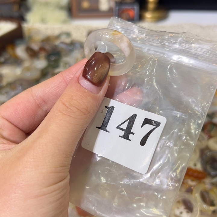 玛瑙/玉髓合金戒指147港21