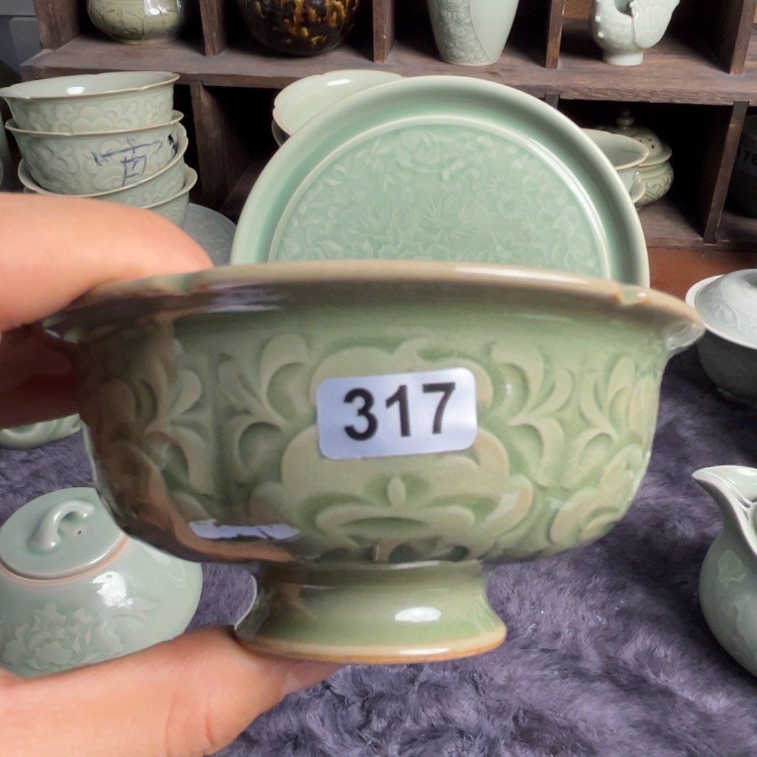 瓷手工 317 号折楞杯