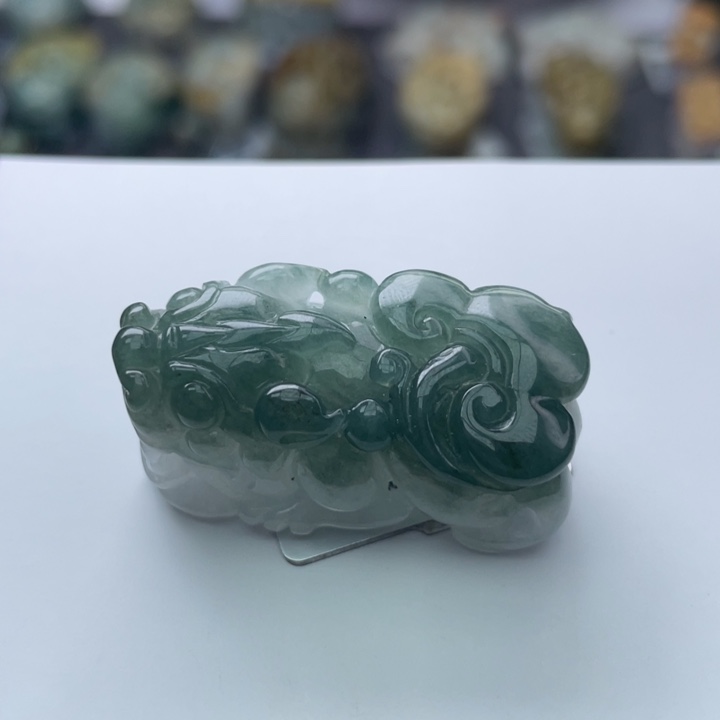 翡翠颈饰未镶嵌貔貅