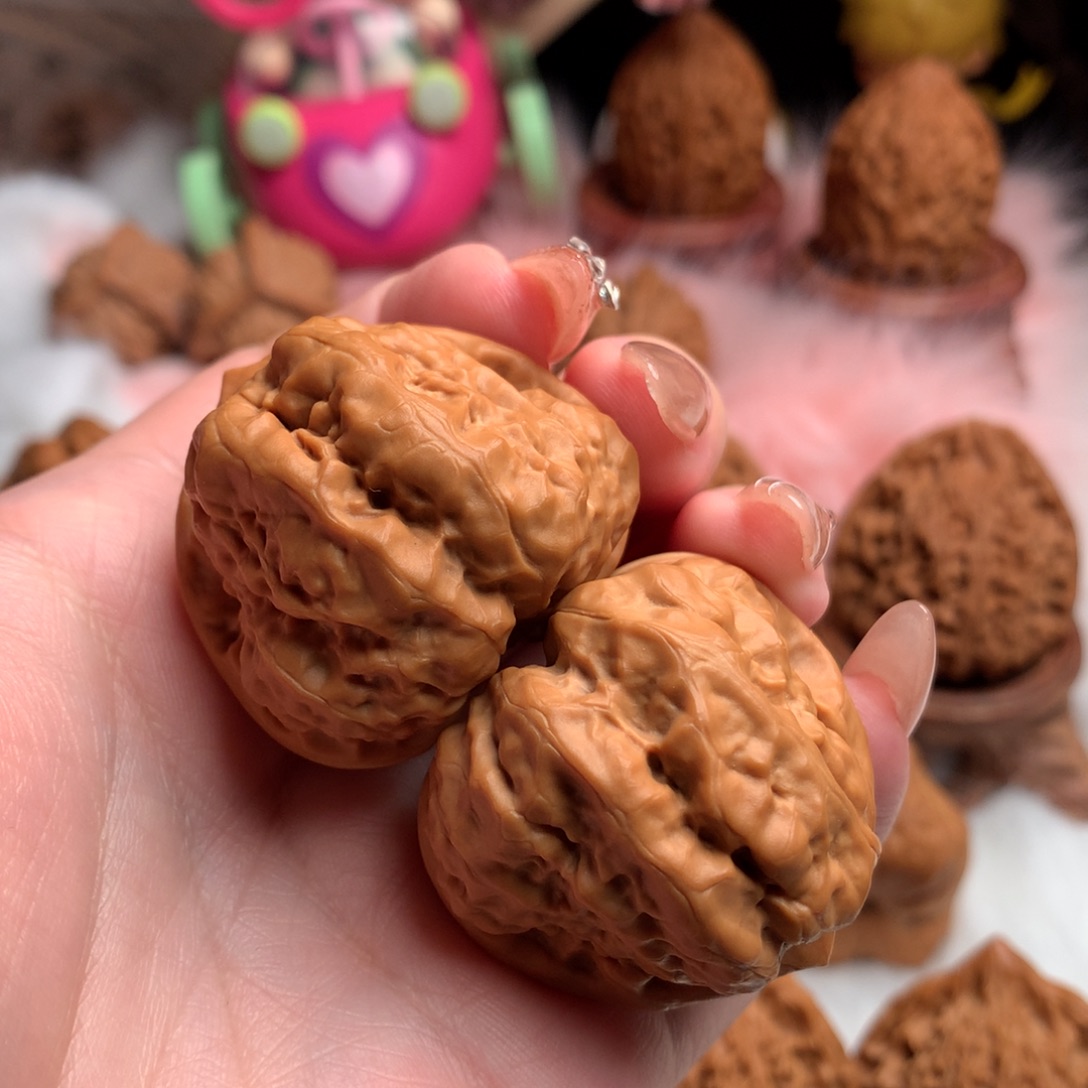 把件文玩核桃38三角蛙