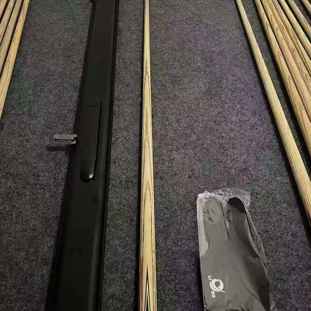 一比一复刻同款手工专用中式黑八小头台球杆