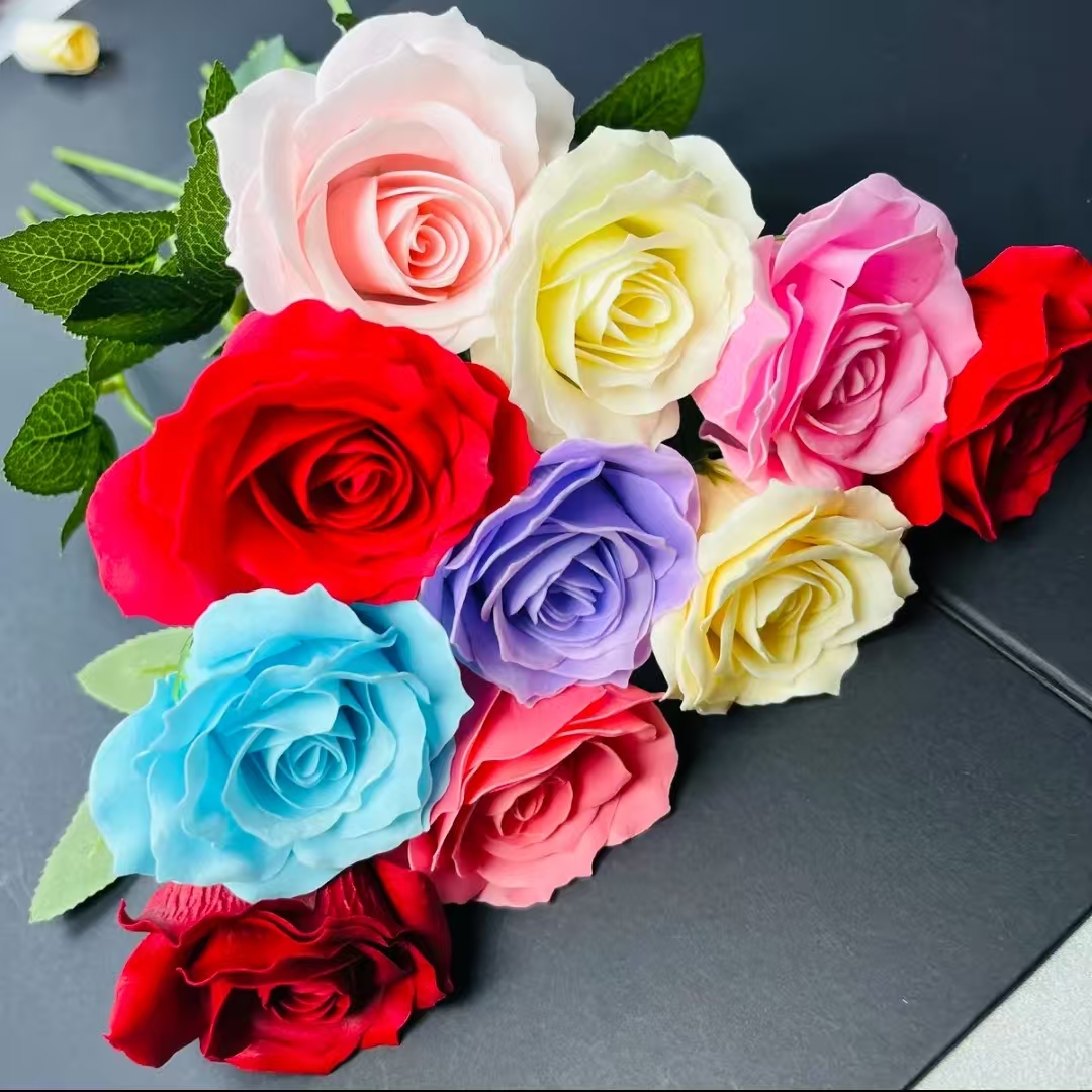 【混12色】12朵香皂花曼塔玫瑰材料包手工DIY制作材料