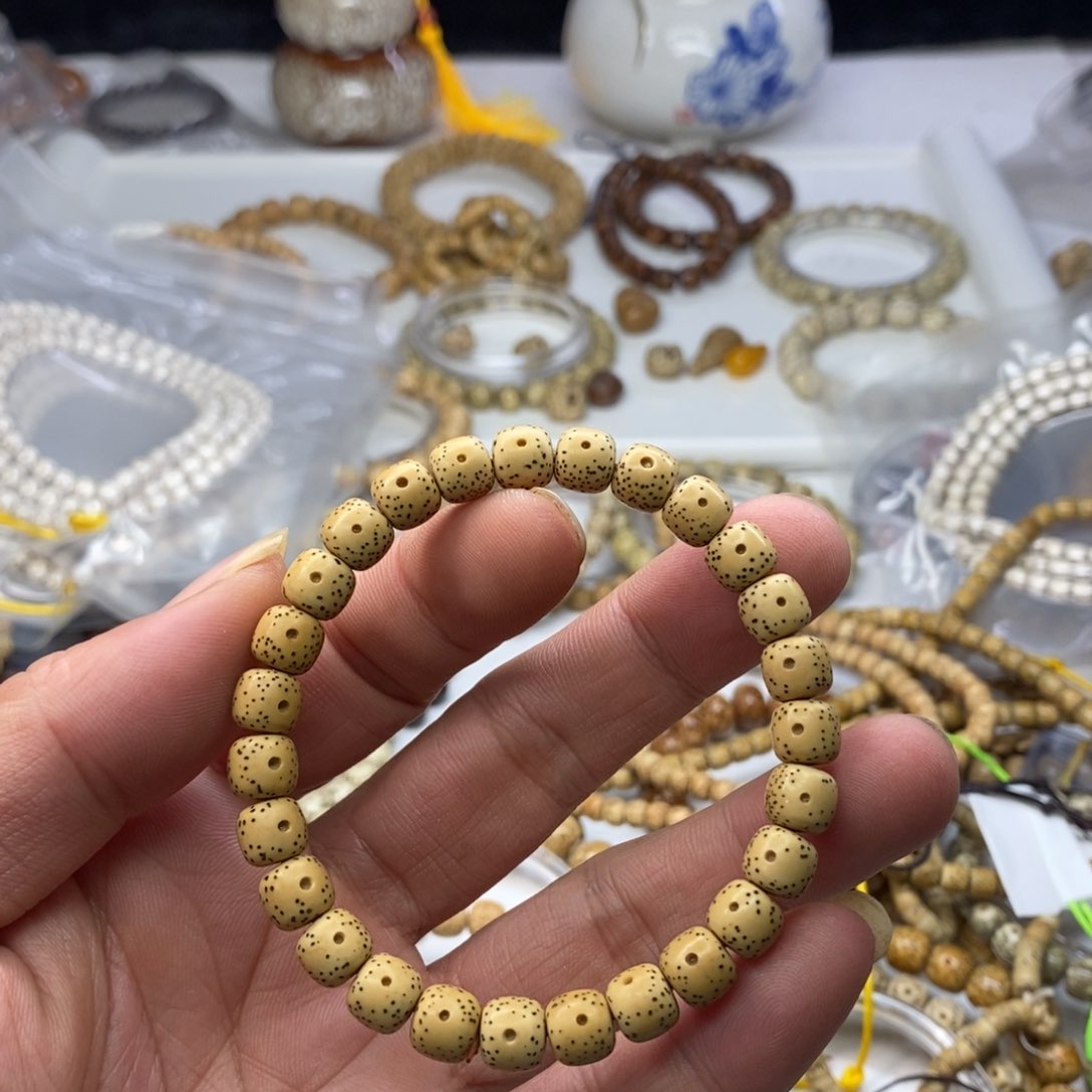 星月菩提吊坠青*7.8桶珠