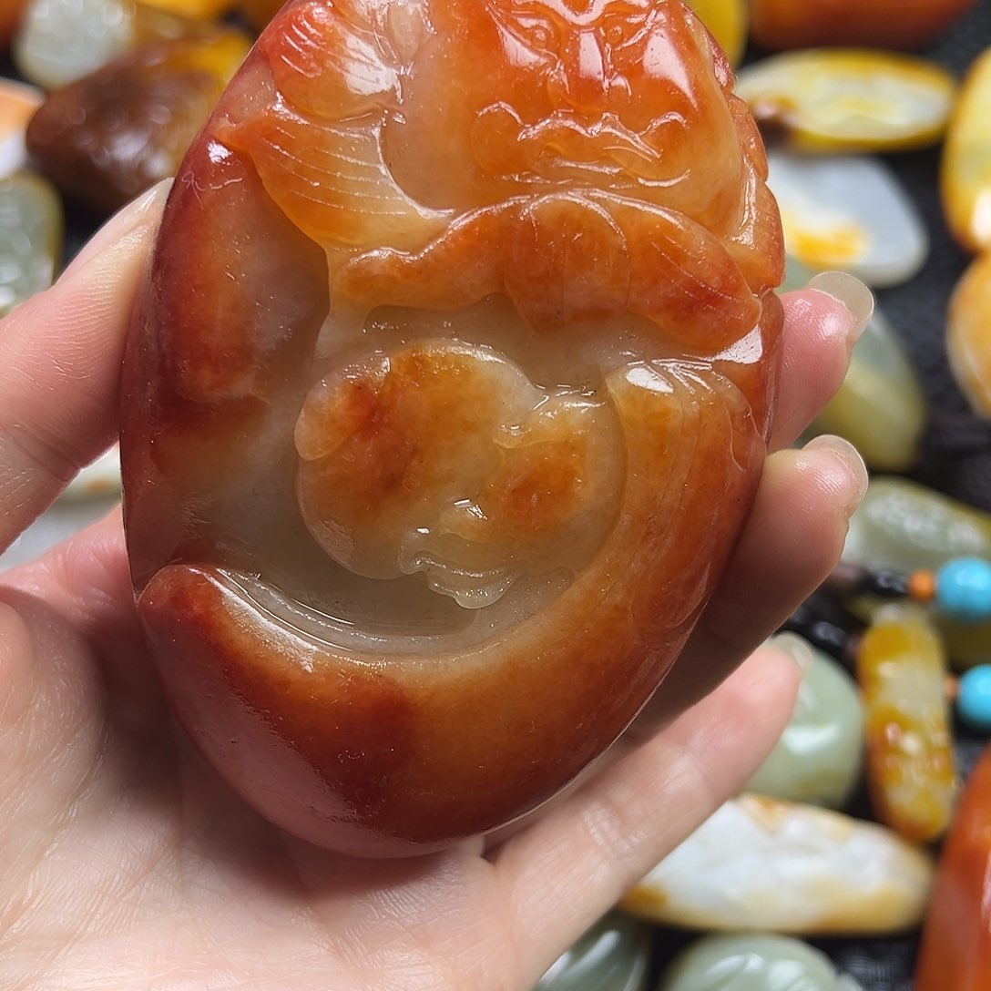 和田玉把件未镶嵌