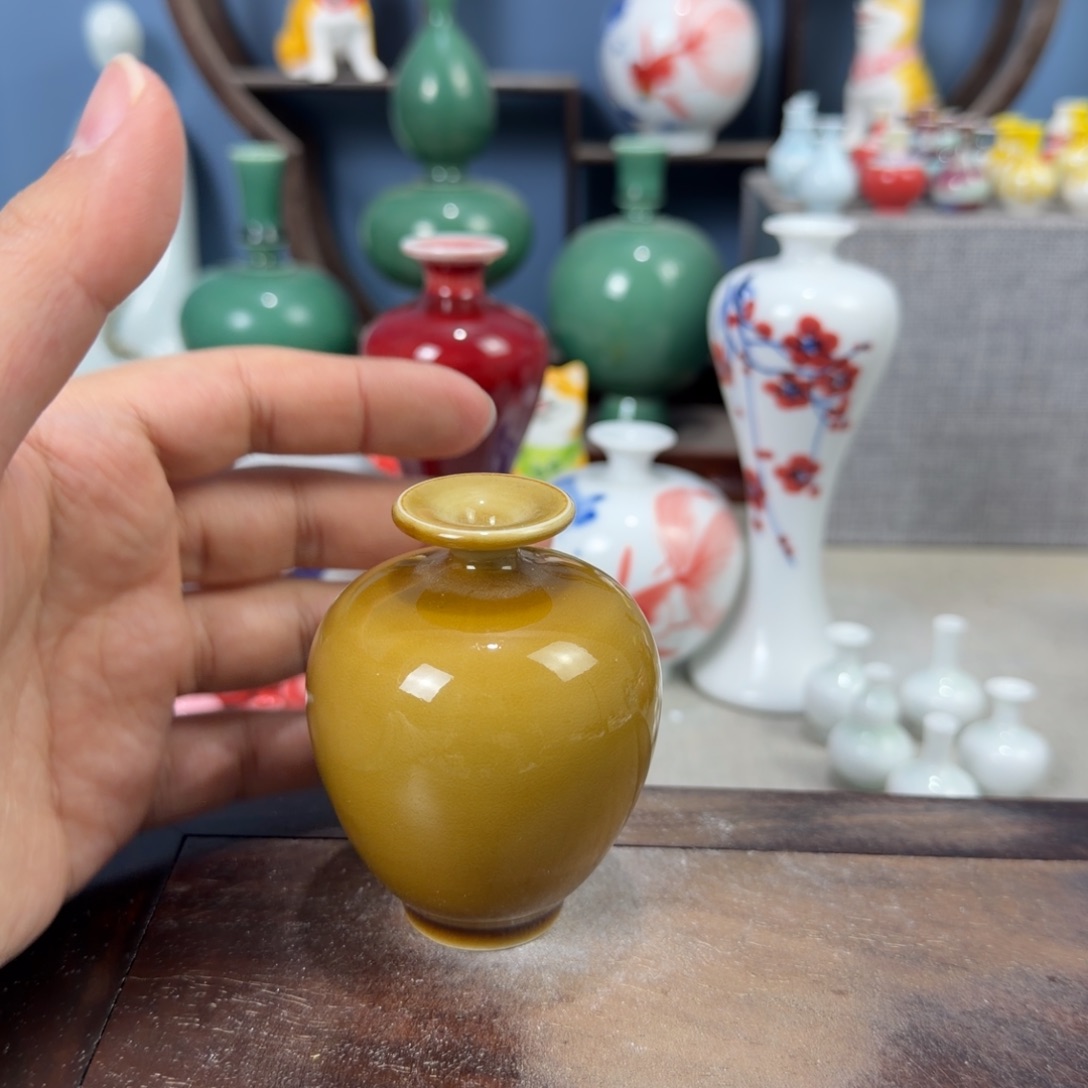 陶瓷手工小花器摆件