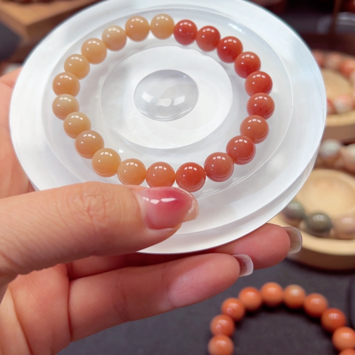 【闪购商品】石英质玉手链未镶嵌我***虫29