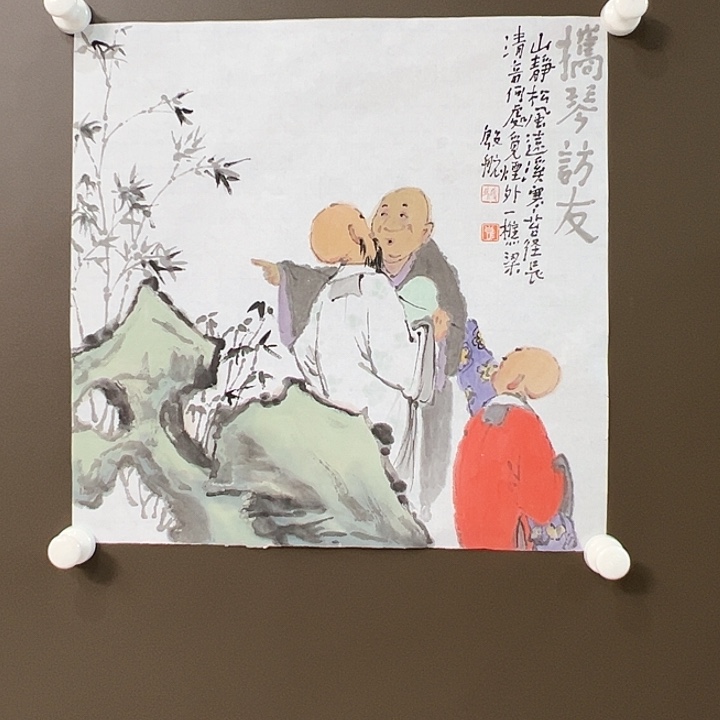 国画彭航    手绘原创