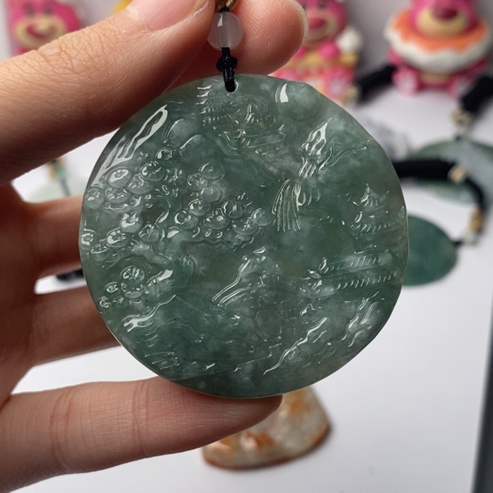 翡翠未镶嵌颈饰翡翠