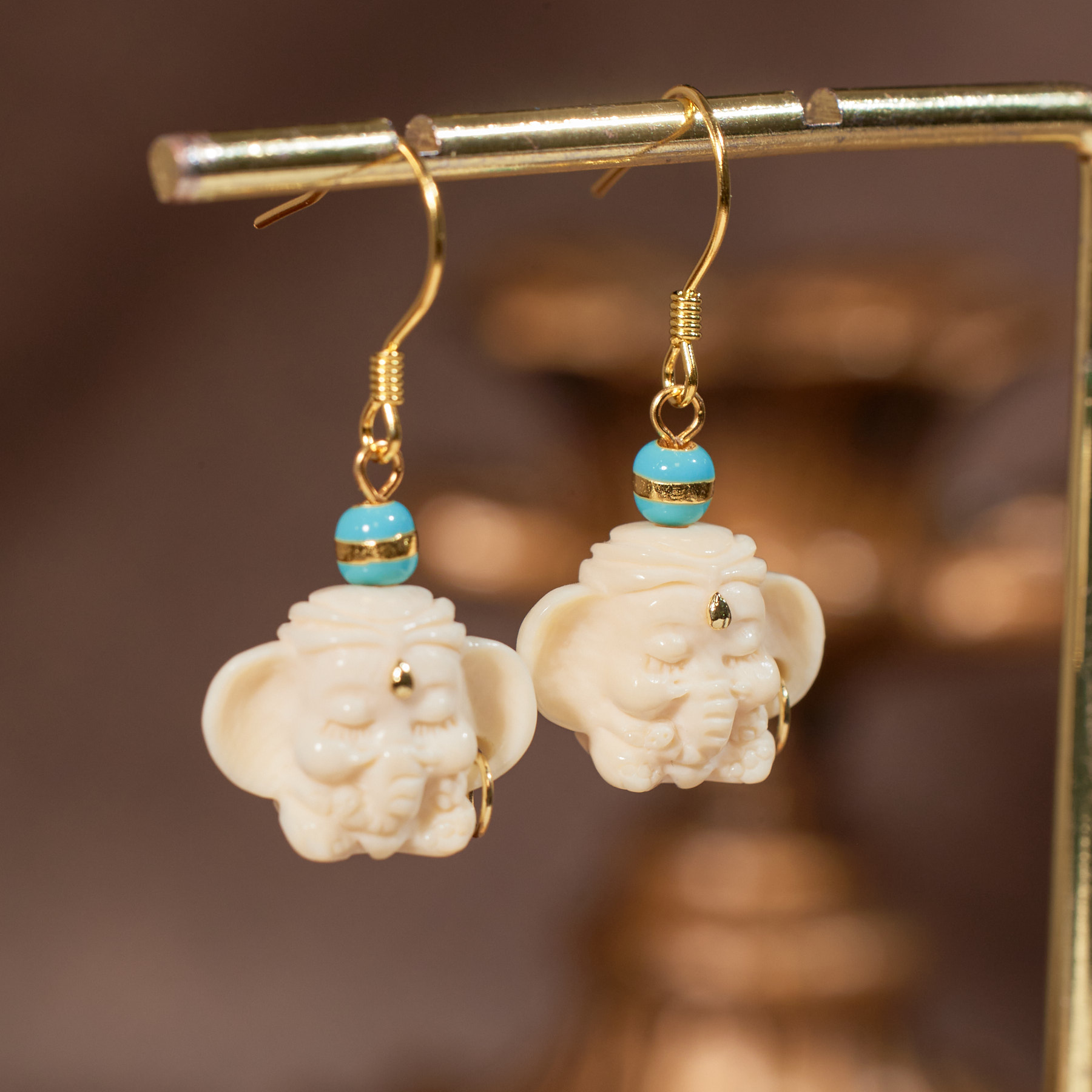 【歪歪】象神*猛犸耳饰N7635