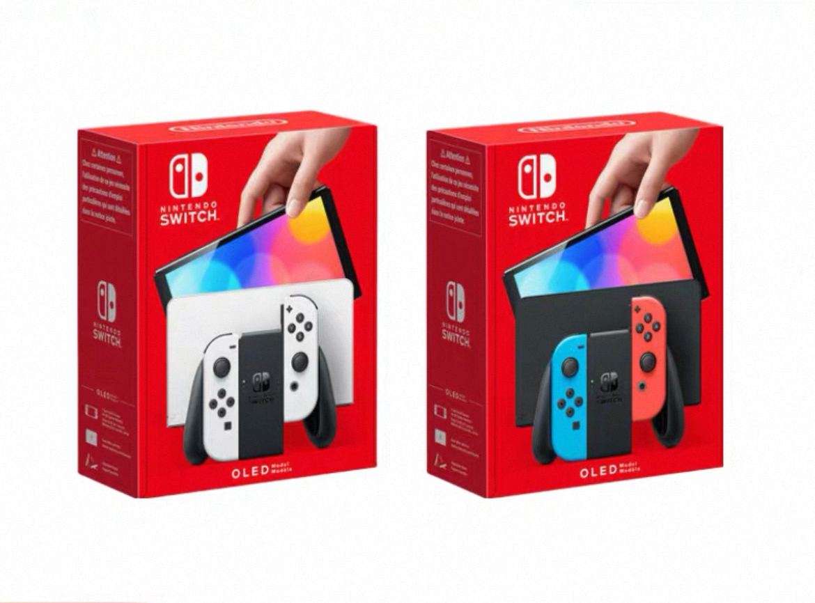 全新oled未拆封港版日版switch主机体感互动现货顺丰包邮 