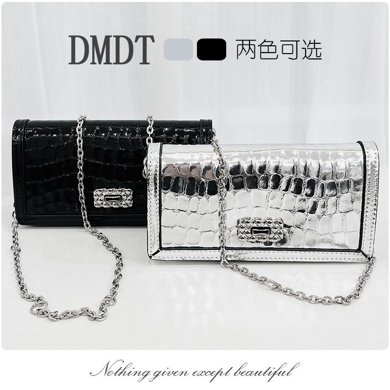 【DMDT服饰】2025冬季新品“钱满满”石头纹多格子休闲百搭女包包8837