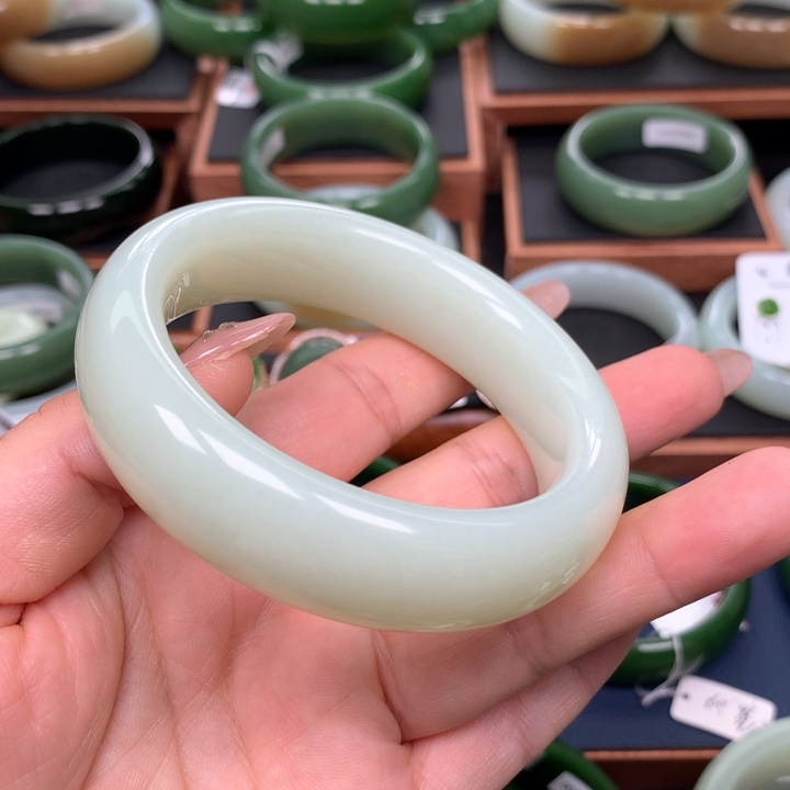 和田玉6061圈口未镶嵌善*