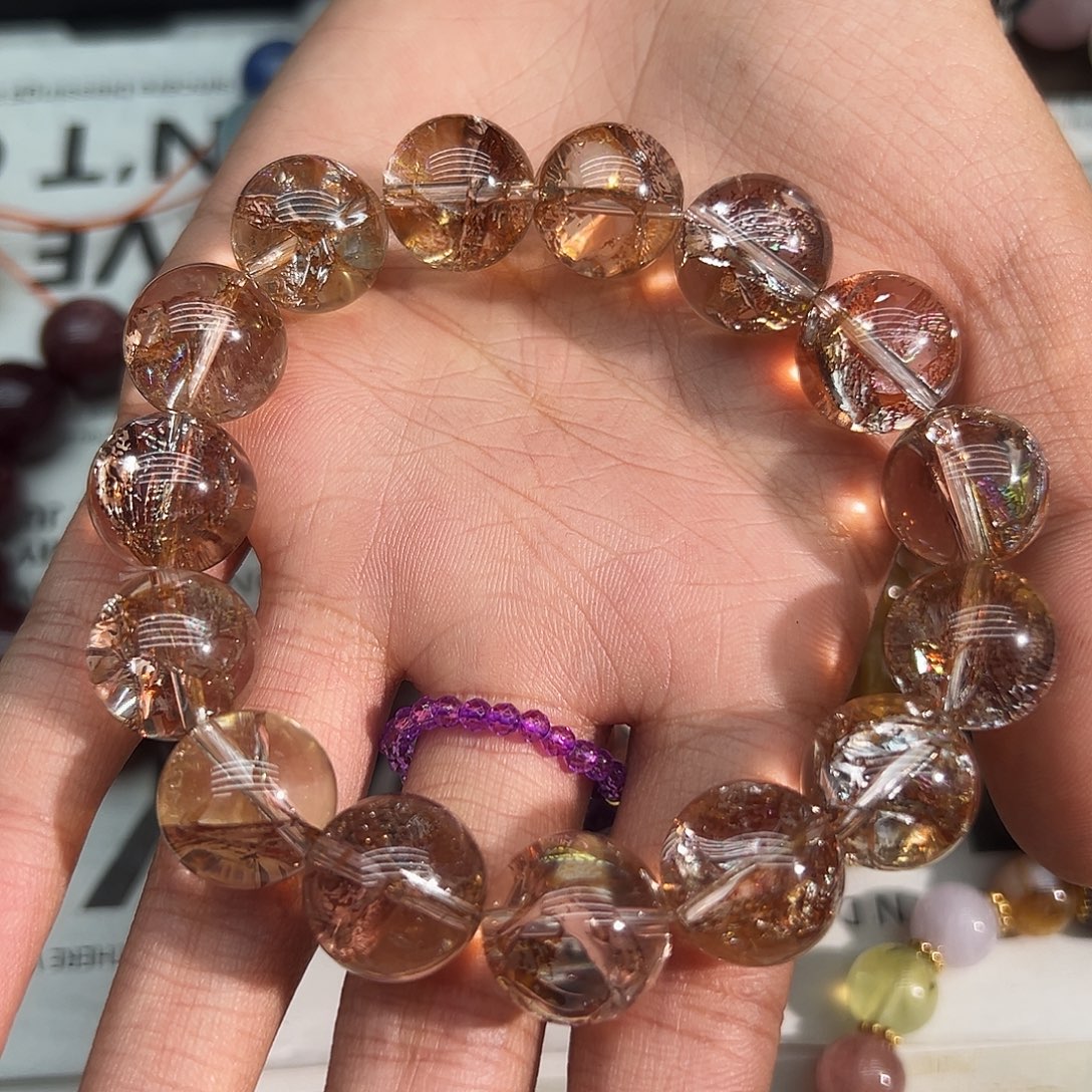 水晶未镶嵌手链水晶手串