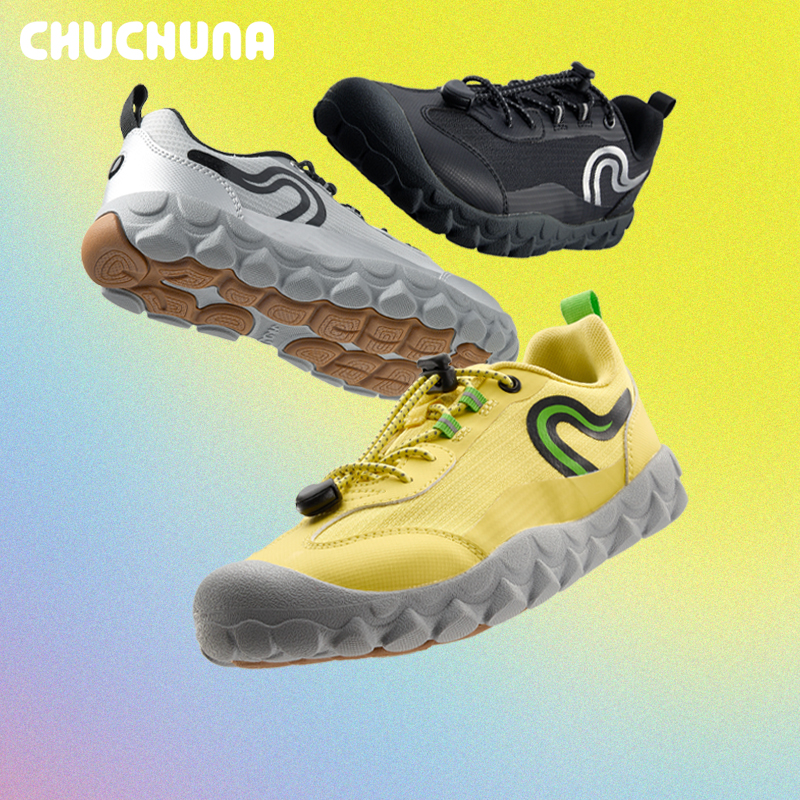 CHUCHUNA/丘丘纳25秋防滑抽绳一脚穿脱校园运动体能训练亲子鞋