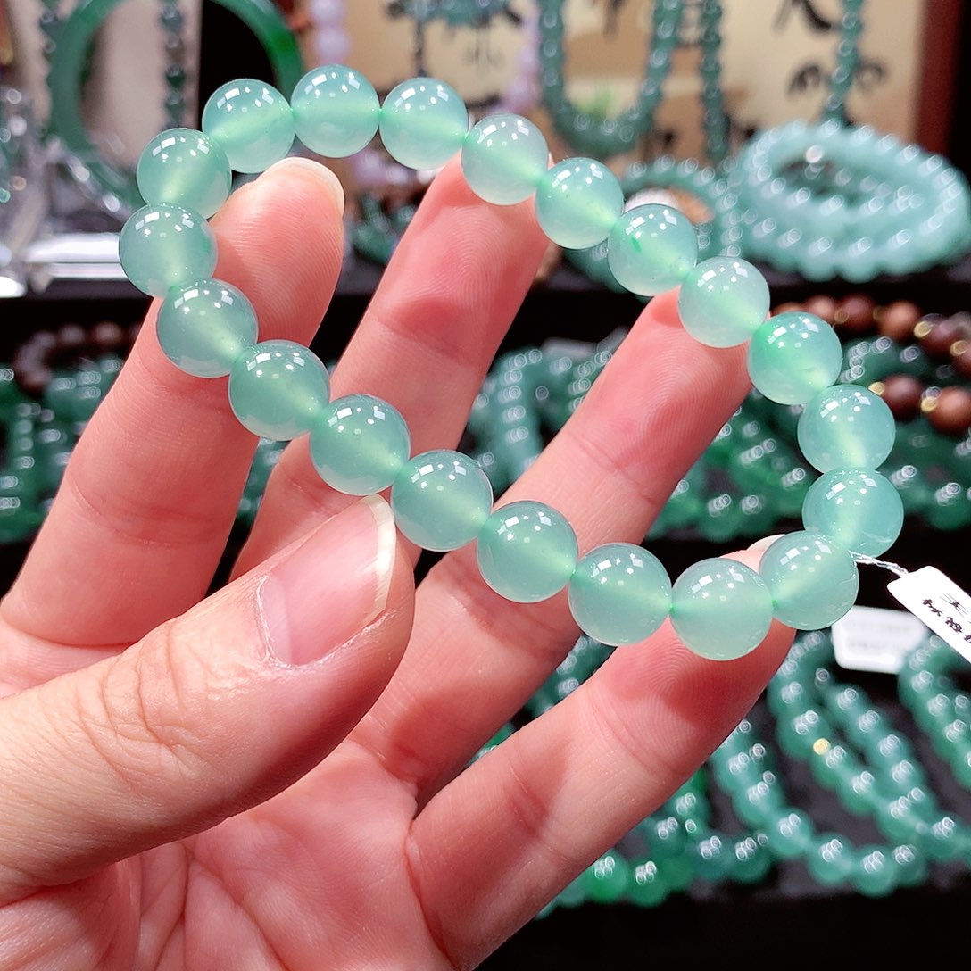 翡翠未镶嵌手链卡10