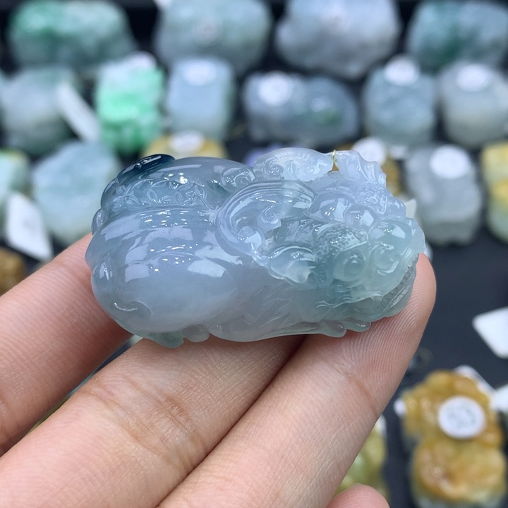 翡翠未镶嵌颈饰静*天然缅甸翡翠