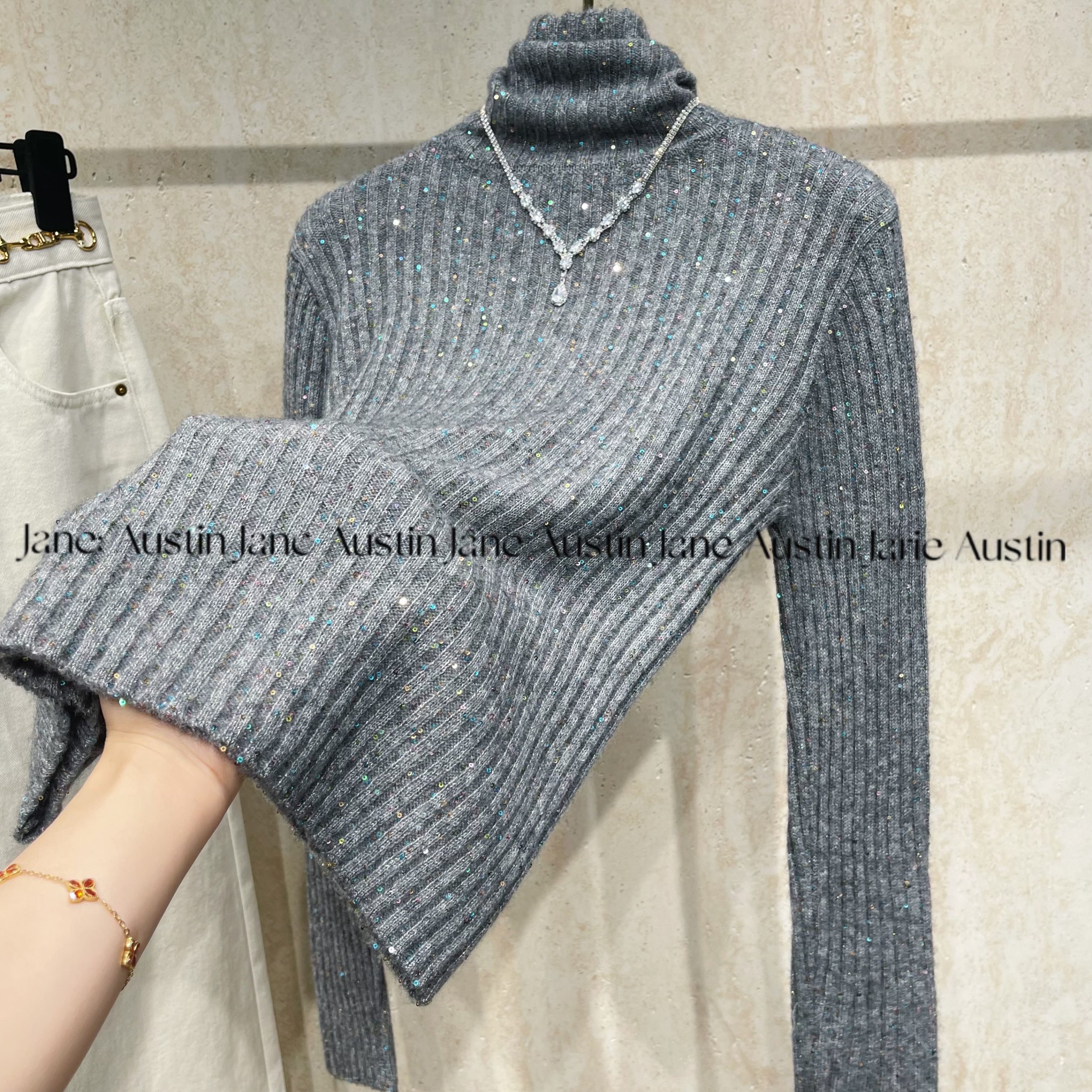 Jane Austin  7组（初冬高领）2025秋冬新款百搭打底针织衫